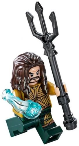 Book Cover LEGO DC Super Heroes Justice League Minfigure - Aquaman with Trident (76085)