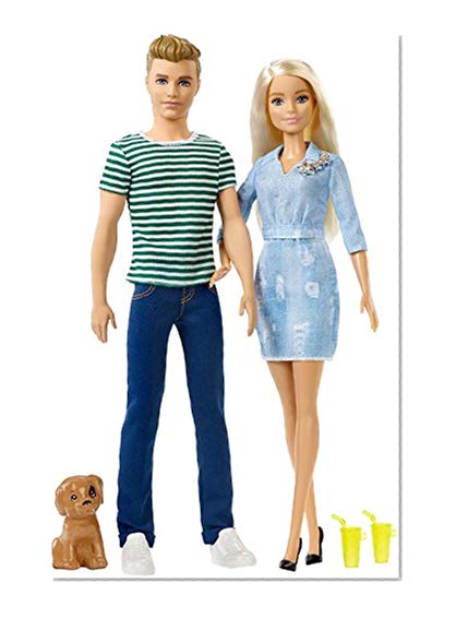 Mattel Barbie Famille Animaux - Barbie-Coffret Poupées Barbie Ken