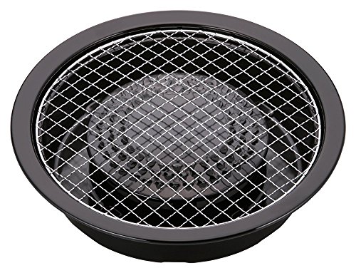 Iwatani Korean Cookware Aburi Stove Top Grill Pan, Black, (CB-P-AM3)