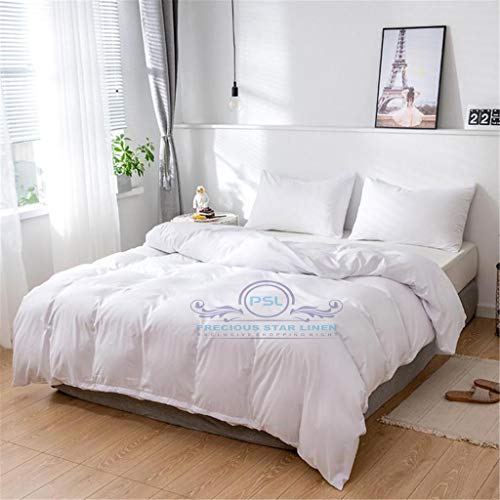 Book Cover Hotel Quality 800TC Zipper Closer 3pc Duvet Cover Set Solid/Plain with Corner Ties Super King (98 x 108) Size 100% Egyptian Cotton, (White)