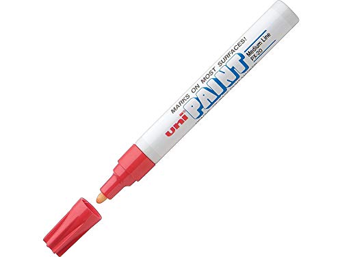 Uni 500934 Uni Paint Marker Medium Point Red (63602)