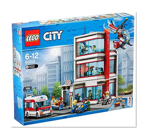 LEGO City - L'hôpital LEGO City - 60204 - Jeu de Construction