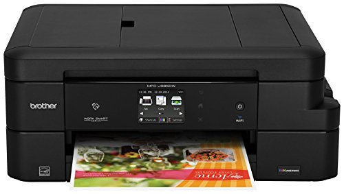 Brother Printer RMFCJ985DW Brother MFC-J985DW Inkjet All-in-One Color Printer with INKvestment Cartridges, Duplex, and Wireless (Certified Refurbished)