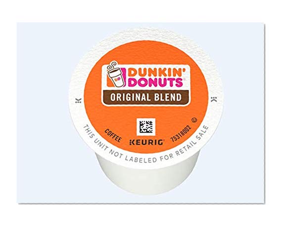 Book Cover Dunkin' Donuts Original Blend Coffee K-Cup Pods, Medium Roast, For Keurig Brewers, 64 Count