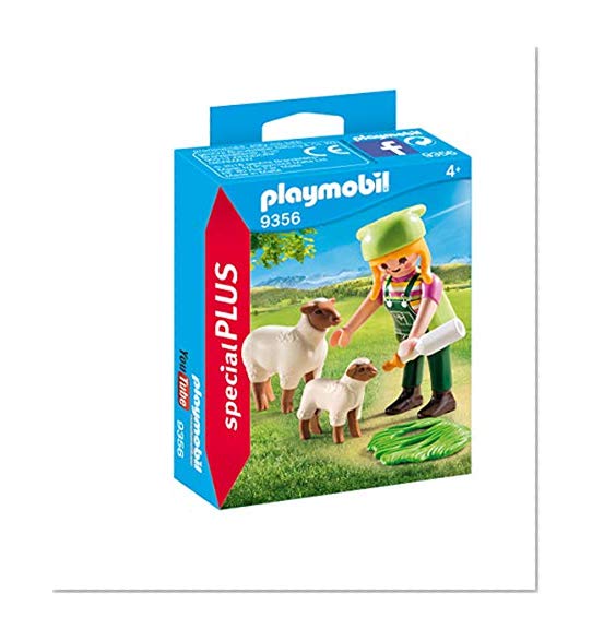 Playmobil Fermière avec Moutons, 9356