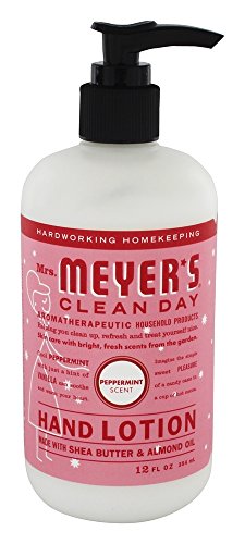 Book Cover Mrs. Meyer's Clean Day Hand Lotion, 12 oz (Peppermint, Pack - 1)