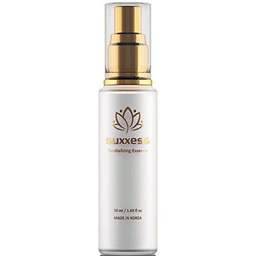 Revitalizing Essence with Hyaluronic Acid Natural Ingredients and Organic Extracts [Anti-Aging and Anti-Wrinkle] Korean Moisturizing Renewal K-Beauty, By SUXXESS