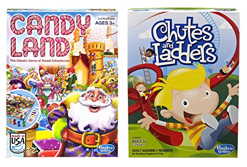 Book Cover Hasbro Candyland and Chutes and Ladders Board Games
