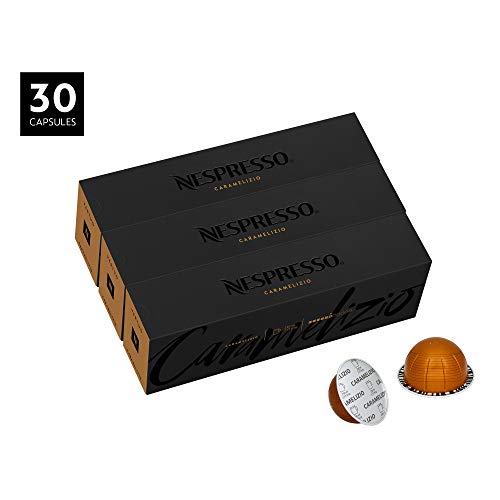 Nespresso VertuoLine Coffee, Caramelizio, 30 Capsules