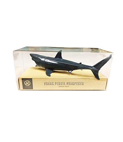 U Brands Desktop Pencil Sharpener, Shark (2129U06-48)