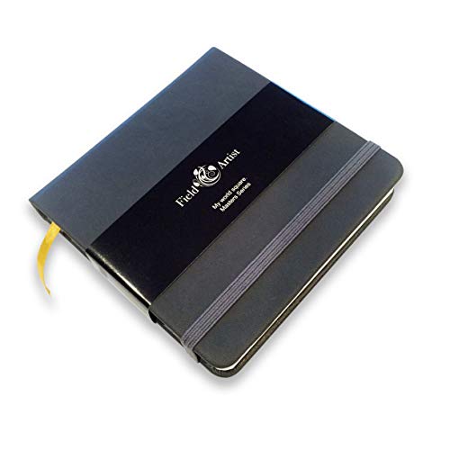 Field Artist Masters Series 5 in. x 5 in. Square Watercolor Journal, Hardbound with 48 pags. 300 GSM Cold Press Paper