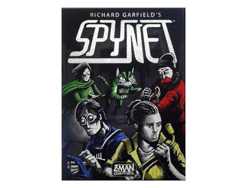 Richard Garfield's SpyNet Board Game - Espionage and Covert Operations Strategy Game for Kids & Adults, Ages 14+, 2-4 Players, 30 Minute Playtime, Made by Z-Man Games
