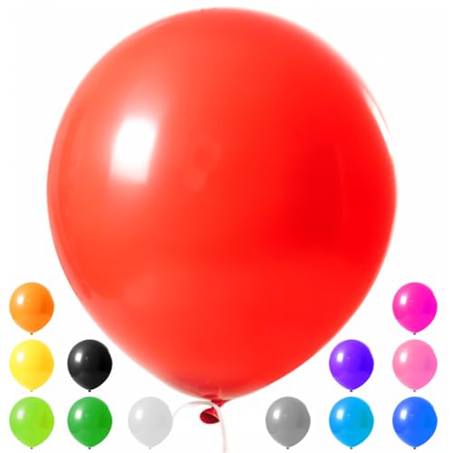 Koogel Big Balloons,15 Pcs 36'' Assorted Colors Latex Giant Balloons Large Balloons for Birthday Wedding Party Festival Event Carnival Decorations