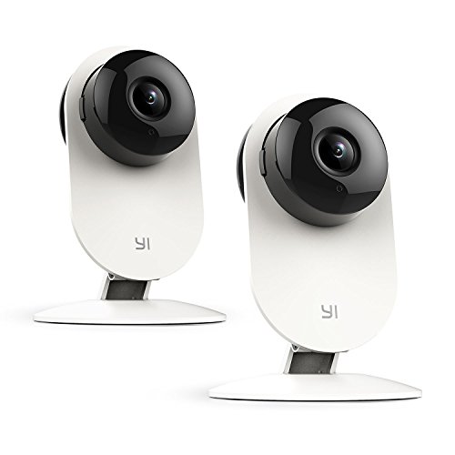 Book Cover YI 2pcs Home Camera, 720p Wireless IP Security Surveillance System with Free Motion Alerts Cloud 6-Seconds Clips, Night Vision, Baby Monitor on iOS, Android App - Cloud Service Available