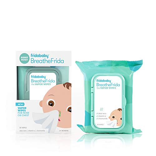 Breathefrida Vapor Wipes for Nose or Chest by Frida Baby 30 Count (Pack of 1)