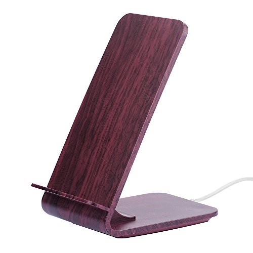 Qi Fast Wireless Charger,Toward Qi Charger Stand Pad Quick Charger for Samsung Note8 S8 Plus S8 S7 Edge S7 Note 5 S6 Edge Plus and Standard Wireless Charger for iPhone8,8 Plus,iPhone X,No Adaptor