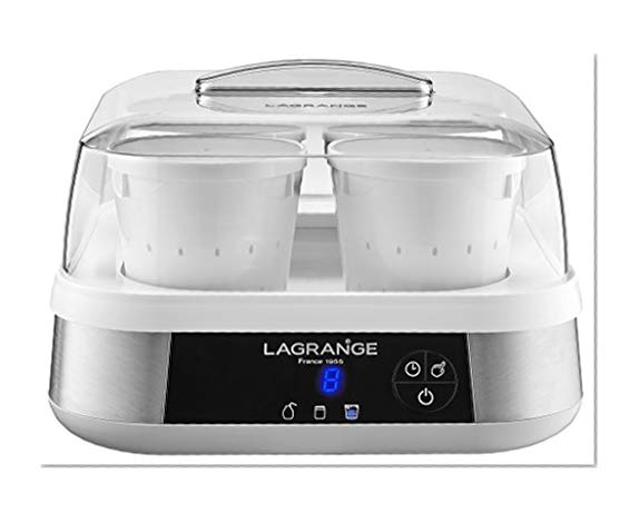 lagrange 459602 Yaourtière-fromagère/goupillon, 18 W, INOX