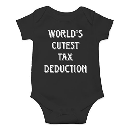 AW Fashions World's Cutest Tax Deduction Cute Novelty Funny Infant One-piece Baby Bodysuit