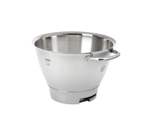 Kenwood Chef Stainless Steel Bowl KAT711SS XL Titanium – 4.6 Litre
