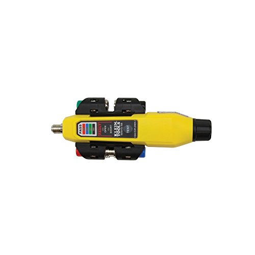 Coax Tester Tracer Mapper with Remote Kit, Test up to 4 Locations, Explorer 2 Klein Tools VDV512-101