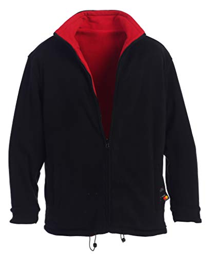 Gioberti Mens Zip Up Reversible Polar Fleece Heavy Jacket