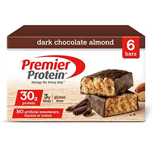 Premier Protein Dark Chocolate Almond Bars, 6 Count