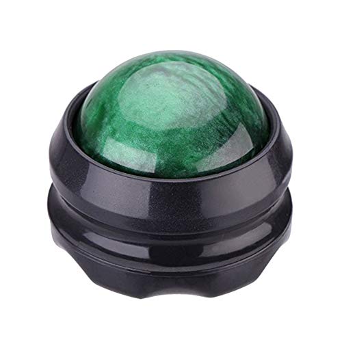 ZONGS Manual Massage Ball Pain Relief Back Roller Massager Self Massage Therapy and Relax Full Body Tools for Sore Muscle Joint Pain Essential Oils or Lotion Relax (Green)