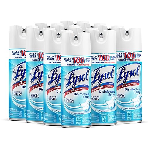 Lysol Disinfectant Spray, Citrus Meadows, 12.50 Ounce (Pack of 12)