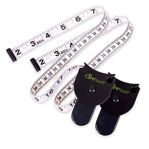 Care Touch Skinfold Body Fat Measuring Tape, Pack of 2