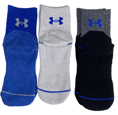 Boys Under Armour 3-Pack HeatGear Crew Socks