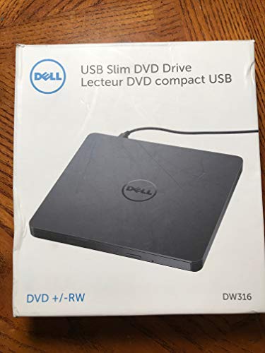 Dell USB DVD/CD Tray Loading Drive Ultra Slim +/-RW Portable External, Plug & Play DVD/CD RW ROM Drive Writer Burner for Dell, HP, Microsoft, Lenovo, Acer Laptops Desktops Ultrabooks