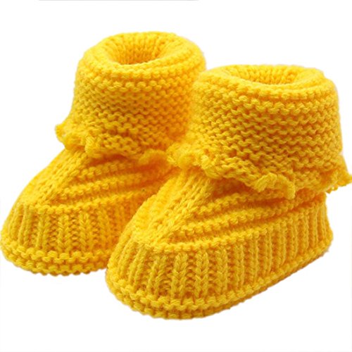 IEason Baby Shoes, Toddler Newborn Baby Knitting Lace Crochet Shoes Buckle Handcraft Shoes - Multicolored -