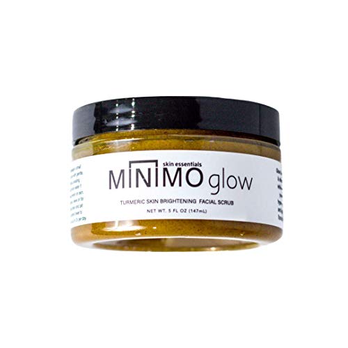 Book Cover Minimo Bath & Body Glow Lemon Cake Turmeric Skin Brightening Facial Scrub