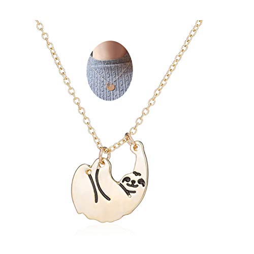 Charm Cute Animal Sloth Necklaceï¼ŒFashion Sloth Necklace for Girls Sloth Gifts for Girls