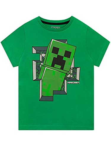 Book Cover Minecraft Boys' Creeper T-Shirt