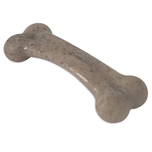 Pet Qwerks Real Bacon Infused BarkBone - Durable Toys for Aggressive Chewers, Tough Indestructible Extreme Power Chewer Bones | Made in USA, FDA Compliant Nylon - for Small Dogs & Teething Puppies