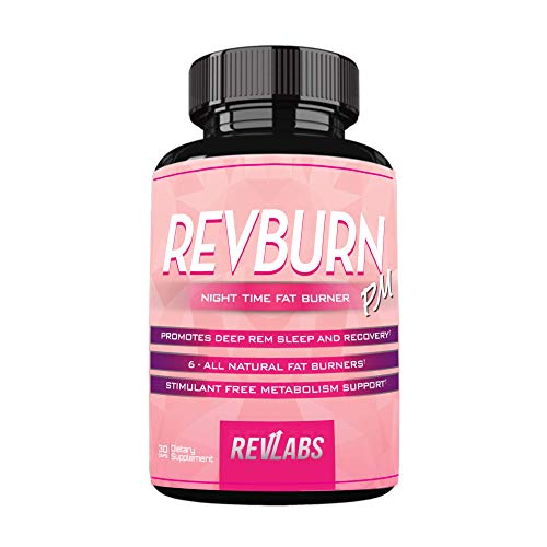 Book Cover RevBurn PM Night Time Weight Loss for Her with Chamomile & Appetite Suppressant - Night Time Burner ;; Promotes Deep Rem Sleep and Recovery - Stimulant Free Metabolism Booster to Burn Fat 30 Cap