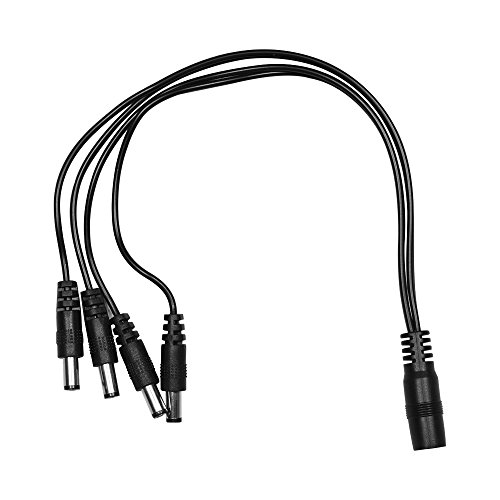 SMONET 1 to 4 Power Splitter Cable for 4/8 Channel AHD Security Camera System