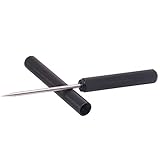 Svaitend Aluminium Alloy Ice Pick, Ice Crusher Tea Chisel Removal Pick Crushed Knife Needle Professional Tool for Kitchen Bars Bartender Picnics Camping and Restaurant (Black)