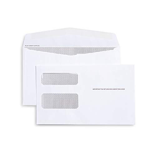 50 1099 Misc And 1099 Nec Tax Envelopes Designed For Printed 1099 Laser Forms From Quickbooks Or Similar Tax Software5 5, 8 Inch X 9 Inch Gummed Flap, 50 Form Envelopes