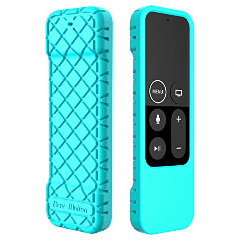 Bear Motion Case for Apple TV 4K / 5th 4th Gen Remote Controller - Silicone Shock Resistant Cover for Apple TV 4K Siri Remote Controller (Case for Apple TV 4K / 5th 4th Gen Remote, Green)