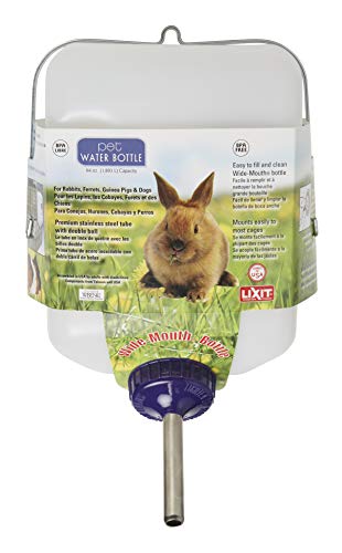 Lixit All-Weather Rabbit Water Bottle, 64oz, Pack of 2
