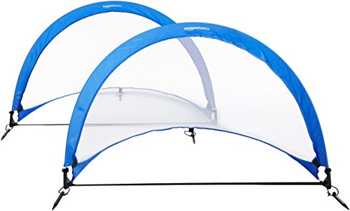 Amazon Basics Soccer Training Pop Up Goal Collection