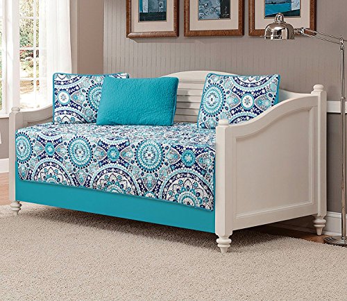 Book Cover Fancy Collection 5pc Day Bed Quilted Coverlet Daybed Set New (185)