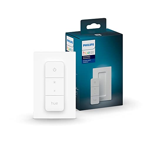 Book Cover Philips Hue Smart Dimming Kit (Installation-Free, Exclusive for Philips Hue Lights, Compatible with Amazon Alexa, Apple HomeKit, and Google Assistant)