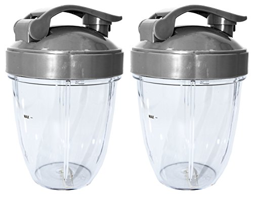 Blendin Replacement Parts, Compatible with Nutribullet 600W and 900W Blender Juicer (2 Short 2 Flip Top)