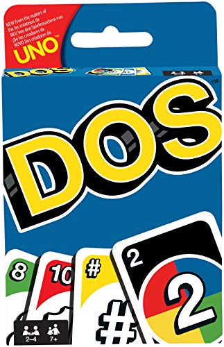 Mattel Games DOS Uno Family Card Game