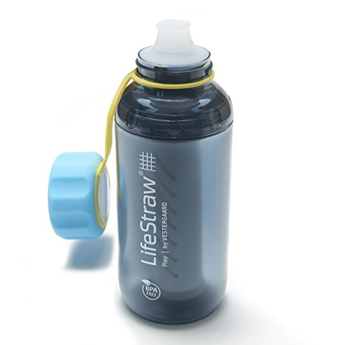 LifeStraw Play Kids Water Filter Bottle with 2-Stage Integrated Filter Straw for Safe and Clean Drinking Water