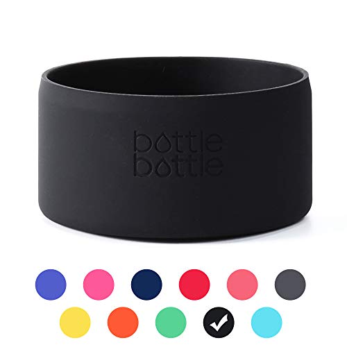Book Cover bottlebottle Protective Silicone Sleeve Fit 12-64oz for Hydro Flask,Simple Modern,Takeya,MIRA, Iron Flask and Other Brand Water Bottle, BPA Free Anti-Slip Bottom Sleeve Cover