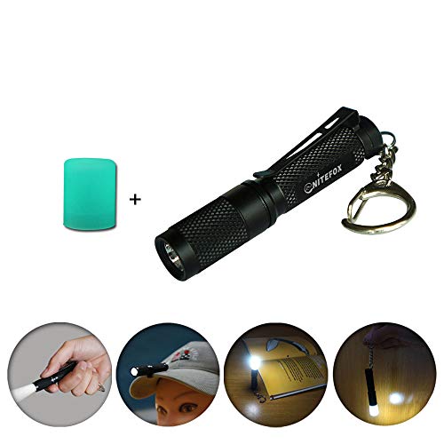 Nitefox K3 Mini AAA Keychain Flashlight High Bright 150 Lumens 3 Levels,as Small Flashlight Camplamp Waterproof Torch for Everyday EDC Dog Walking Camping Hiking